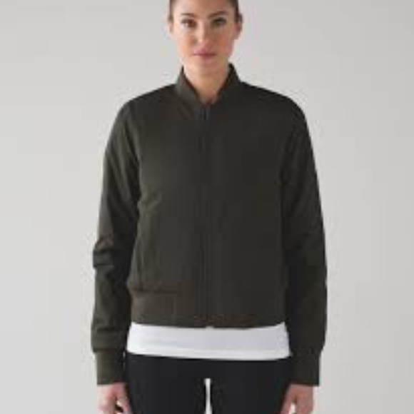 lululemon athletica Olive Bomber Jacket - Picture 4 of 12